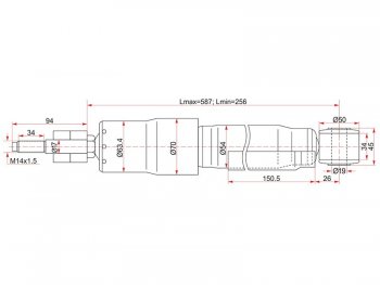 2 299 р. Амортизатор задний LH=RH SAT  Toyota Land Cruiser  100 (1998-2007) дорестайлинг, 1-ый рестайлинг, 2-ой рестайлинг  с доставкой в г. Кемерово. Увеличить фотографию 1