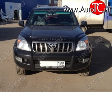 999 р. Дефлектор капота Russtal Toyota Land Cruiser Prado J120 (2002-2009)  с доставкой в г. Кемерово