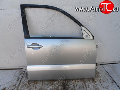 24 449 р. Дверь передняя SPARD (чёрная, правая) Toyota Land Cruiser Prado J120 (2002-2009) (Неокрашенная)  с доставкой в г. Кемерово