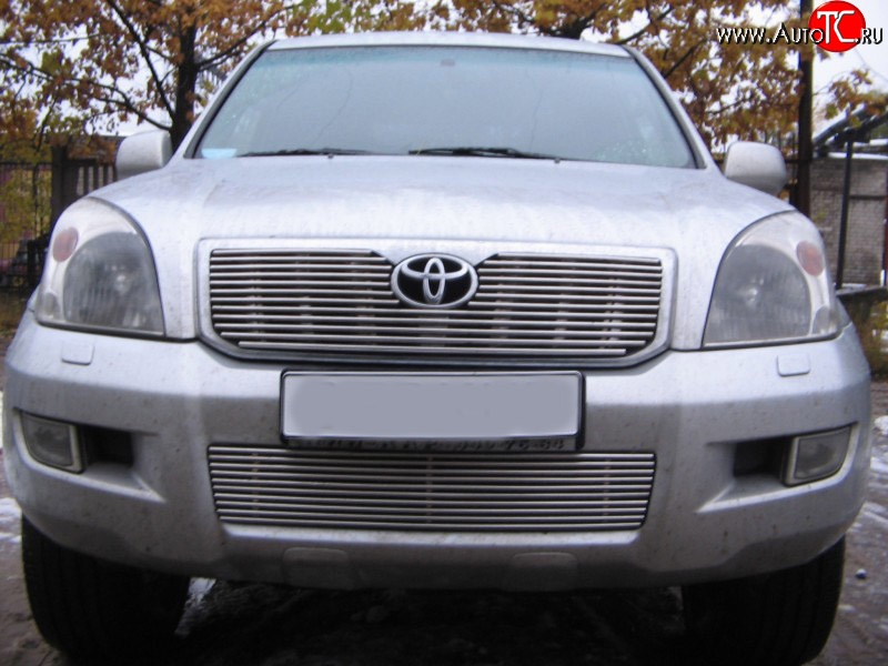 4 399 р. Декоративная вставка воздухозаборника Berkut Toyota Land Cruiser Prado J120 (2002-2009)  с доставкой в г. Кемерово