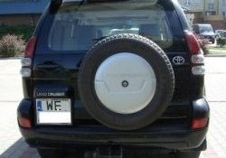 10 349 р. Спойлер CT v1 Toyota Land Cruiser Prado J120 (2002-2009) (Неокрашенный)  с доставкой в г. Кемерово. Увеличить фотографию 2