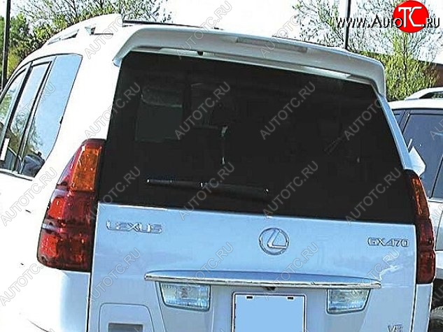 6 399 р. Спойлер CT v2 Toyota Land Cruiser Prado J120 (2002-2009) (Неокрашенный)  с доставкой в г. Кемерово