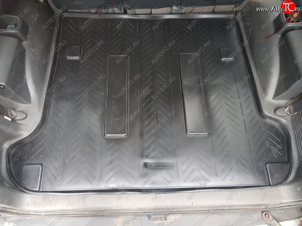 1 599 р. Коврик в багажник Aileron (7 мест)  Toyota Land Cruiser Prado  J120 (2002-2009)  с доставкой в г. Кемерово