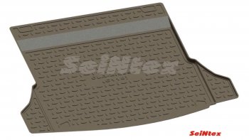 1 669 р. Коврик в багажник SeiNtex (полимерный)  Toyota Land Cruiser Prado  J120 (2002-2009) (Цвет: черный)  с доставкой в г. Кемерово. Увеличить фотографию 1