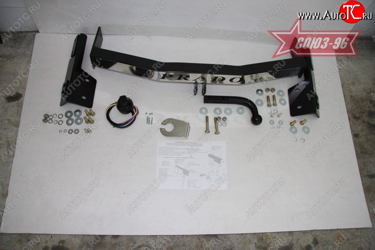 8 999 р. Фаркоп Souz-96  Toyota Land Cruiser Prado  J120 (2002-2009)  с доставкой в г. Кемерово