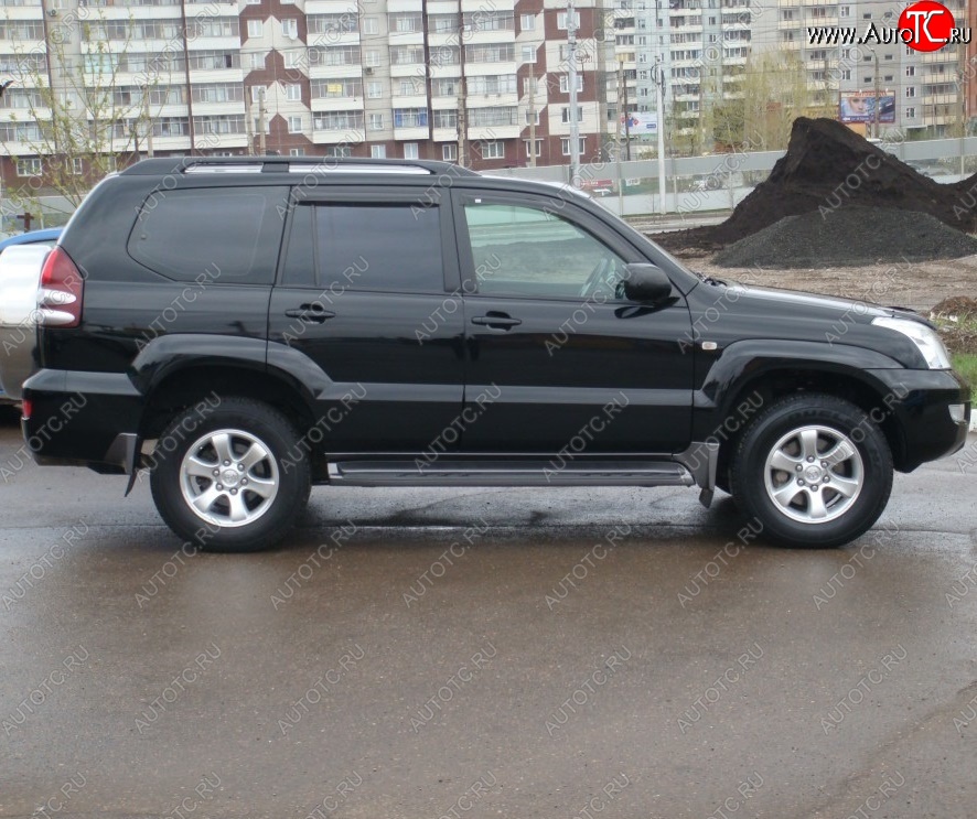 6 999 р. Рейлинги на автомобиль Oem Style Toyota Land Cruiser Prado J120 (2002-2009)  с доставкой в г. Кемерово