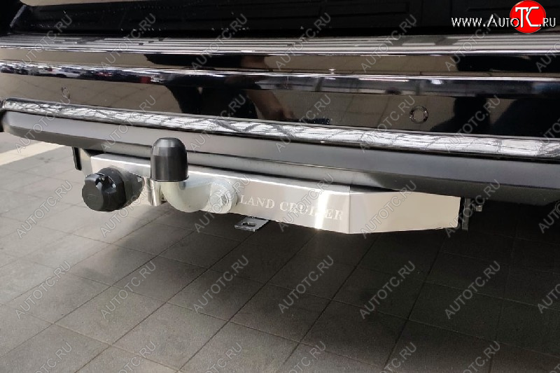 19 549 р. Фаркоп (тягово-сцепное устройство) TCC Black Onyx  Toyota Land Cruiser Prado  J150 (2020-2025) 3-ий рестайлинг (оцинкованный, шар F, надпись Land Cruiser)  с доставкой в г. Кемерово