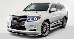 16 649 р. Элерон под передний бампер ELFORD SUV NEO Toyota Land Cruiser 200 1-ый рестайлинг (2012-2015) (Неокрашенная)  с доставкой в г. Кемерово. Увеличить фотографию 2