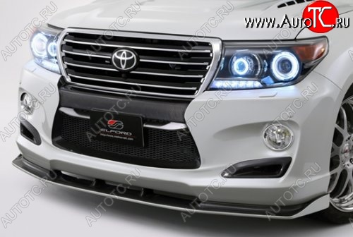 16 649 р. Элерон под передний бампер ELFORD SUV NEO Toyota Land Cruiser 200 1-ый рестайлинг (2012-2015) (Неокрашенная)  с доставкой в г. Кемерово