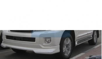 12 599 р. Накладка на передний бампер SAT Toyota Land Cruiser 200 1-ый рестайлинг (2012-2015) (Неокрашенная)  с доставкой в г. Кемерово. Увеличить фотографию 2