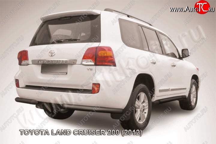 9 999 р. Уголки d76  Toyota Land Cruiser  200 (2012-2015) 1-ый рестайлинг (Цвет: серебристый)  с доставкой в г. Кемерово