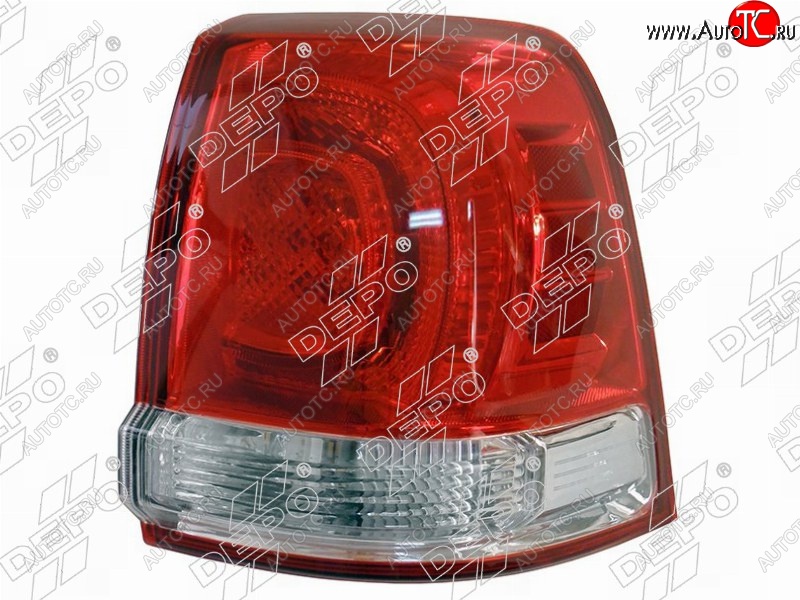 8 799 р. Правый фонарь DEPO Toyota Land Cruiser 200 дорестайлинг (2007-2012)  с доставкой в г. Кемерово