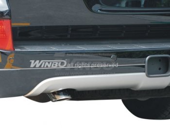 Насадка глушителя WINBO Toyota Land Cruiser  200 (2007-2021) дорестайлинг, 1-ый рестайлинг, 2-ой рестайлинг