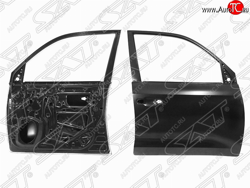 17 749 р. Правая дверь передняя SAT Toyota Land Cruiser 200 2-ой рестайлинг (2015-2021) (Неокрашенная)  с доставкой в г. Кемерово