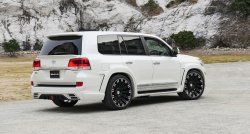 9 299 р. Лип спойлер WALD Toyota Land Cruiser 200 2-ой рестайлинг (2015-2021) (Неокрашенный)  с доставкой в г. Кемерово. Увеличить фотографию 2