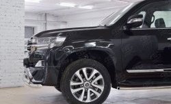 28 999 р. Защита переднего бампера (2 трубы Ø63 мм с зубами, нержавейка) SLITKOFF технику из списка применимости  с доставкой в г. Кемерово. Увеличить фотографию 4