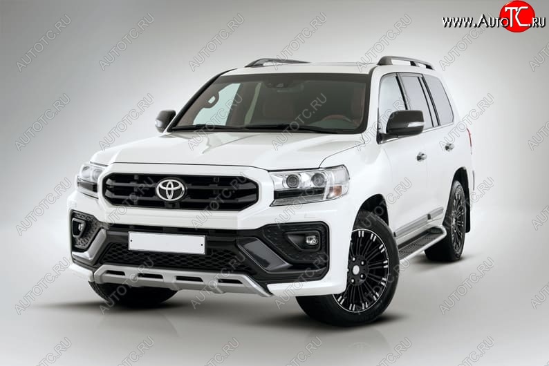 54 999 р. Бампер передний THOR  Toyota Land Cruiser  200 (2015-2021) 2-ой рестайлинг (Неокрашенный)  с доставкой в г. Кемерово