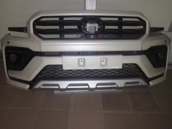 54 999 р. Бампер передний THOR  Toyota Land Cruiser  200 (2015-2021) 2-ой рестайлинг (Неокрашенный)  с доставкой в г. Кемерово. Увеличить фотографию 12