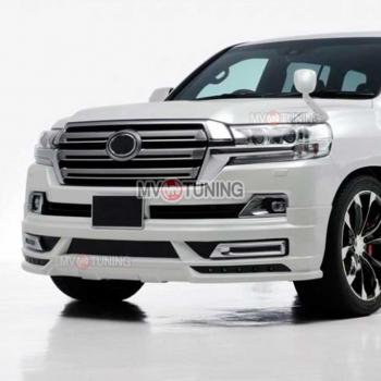 25 899 р. Юбка бампера WALD Toyota Land Cruiser 200 2-ой рестайлинг (2015-2021) (Неокрашенная)  с доставкой в г. Кемерово. Увеличить фотографию 2