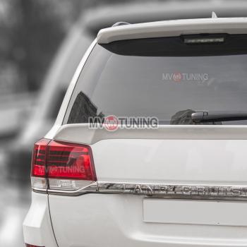 8 399 р. Спойлер под стекло MV-Tuning  Toyota Land Cruiser  200 (2015-2021) 2-ой рестайлинг (Неокрашенный)  с доставкой в г. Кемерово. Увеличить фотографию 2