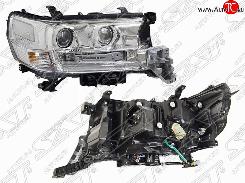 21 999 р. Правая фара передняя SAT (три модуля LED) Toyota Land Cruiser 200 2-ой рестайлинг (2015-2021)  с доставкой в г. Кемерово