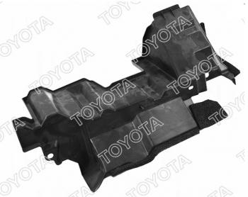 5 349 р. Правый дефлектор радиатора TOYOTA Toyota Land Cruiser 200 2-ой рестайлинг (2015-2021)  с доставкой в г. Кемерово. Увеличить фотографию 1