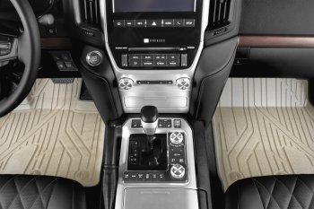 5 999 р. Коврик в салони премиум-класса Kvest Toyota Land Cruiser 200 2-ой рестайлинг (2015-2021)  с доставкой в г. Кемерово. Увеличить фотографию 2