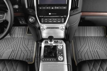 5 999 р. Коврик в салони премиум-класса Kvest Toyota Land Cruiser 200 2-ой рестайлинг (2015-2021)  с доставкой в г. Кемерово. Увеличить фотографию 2