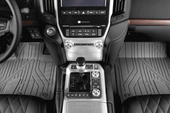 5 999 р. Коврик в салони премиум-класса Kvest Toyota Land Cruiser 200 2-ой рестайлинг (2015-2021)  с доставкой в г. Кемерово. Увеличить фотографию 2