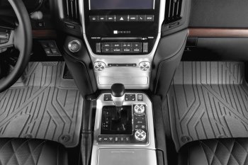 5 999 р. Коврик в салони премиум-класса Kvest Toyota Land Cruiser 200 2-ой рестайлинг (2015-2021)  с доставкой в г. Кемерово. Увеличить фотографию 2