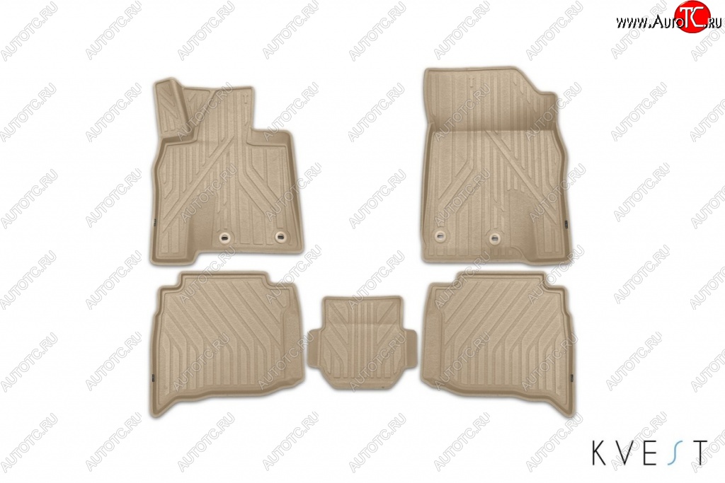 8 449 р. Коврик в салони премиум-класса Kvest  Toyota Land Cruiser  200 (2015-2021) 2-ой рестайлинг  с доставкой в г. Кемерово