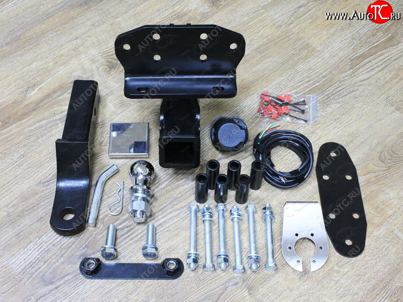 17 849 р. Фаркоп (тягово-сцепное устройство) TCC  Toyota Land Cruiser  200 (2015-2021) 2-ой рестайлинг (оцинкованный, шар Е нержавейка)  с доставкой в г. Кемерово