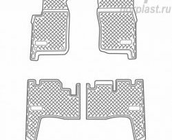Комплект ковриков в салон Norplast Toyota Land Cruiser  70 (1999-2004) 5 дв. 2-ой рестайлинг