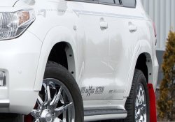 15 349 р. Накладки на колёсные арки JAOS Toyota Land Cruiser 200 дорестайлинг (2007-2012) (Неокрашенные)  с доставкой в г. Кемерово. Увеличить фотографию 3