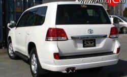 17 299 р. Накладка Goldman на передний бампер Toyota Land Cruiser 200 дорестайлинг (2007-2012) (Неокрашенная)  с доставкой в г. Кемерово. Увеличить фотографию 3