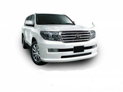 12 799 р. Накладка на передний бампер Modellista  Toyota Land Cruiser  200 (2007-2012) дорестайлинг (Неокрашенная)  с доставкой в г. Кемерово. Увеличить фотографию 1