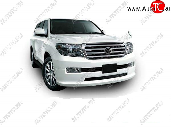 12 799 р. Накладка на передний бампер Modellista  Toyota Land Cruiser  200 (2007-2012) дорестайлинг (Неокрашенная)  с доставкой в г. Кемерово