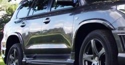 18 449 р. Пороги накладки Wald Black Bison Toyota Land Cruiser 200 дорестайлинг (2007-2012) (Неокрашенные)  с доставкой в г. Кемерово. Увеличить фотографию 5