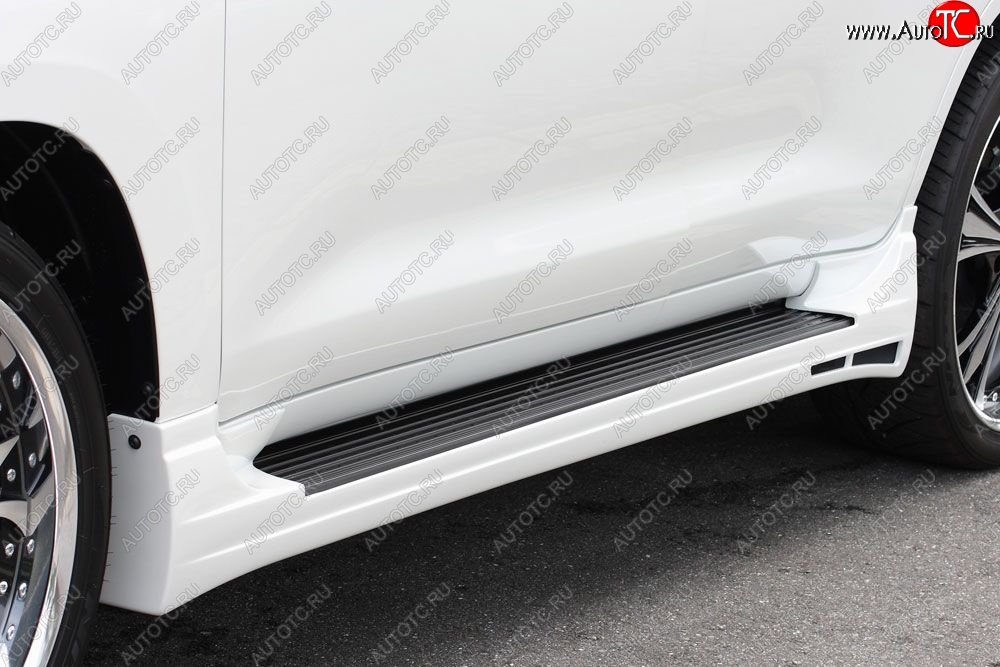 18 749 р. Пороги накладки MzSpeed ZEUS LUV LINE Toyota Land Cruiser 200 дорестайлинг (2007-2012) (Неокрашенные)  с доставкой в г. Кемерово