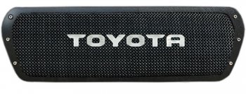 17 699 р. Решетка радиатора CrTuning Toyota Land Cruiser 200 1-ый рестайлинг (2012-2015) (С надписью TOYOTA)  с доставкой в г. Кемерово. Увеличить фотографию 2