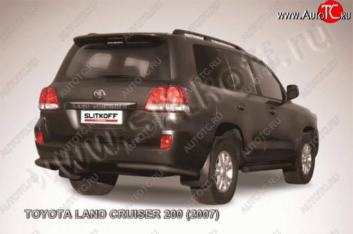 9 999 р. Уголки d76  Toyota Land Cruiser  200 (2007-2012) дорестайлинг (Цвет: серебристый)  с доставкой в г. Кемерово