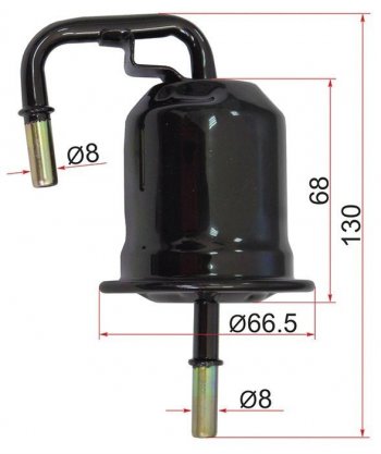 Топливный фильтр (2UZFE) SAT Toyota Land Cruiser  200 (2007-2015) дорестайлинг, 1-ый рестайлинг