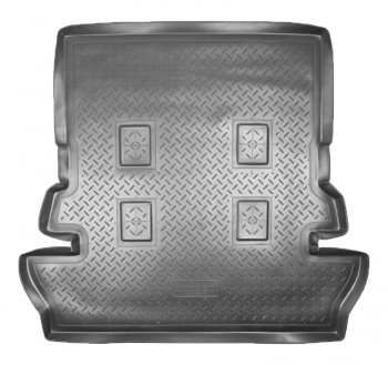 2 399 р. Коврик в багажник Norplast Unidec (7 мест ) Toyota Land Cruiser 200 дорестайлинг (2007-2012) (Цвет: черный)  с доставкой в г. Кемерово. Увеличить фотографию 1