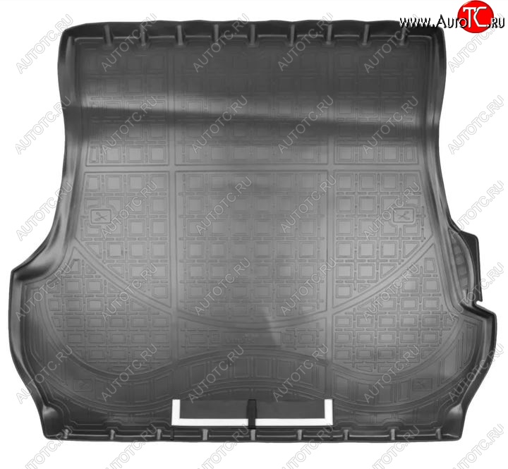 3 599 р. Коврик в багажник Norplast Unidec (5 мест)  Toyota Land Cruiser  200 (2007-2021) дорестайлинг, 1-ый рестайлинг, 2-ой рестайлинг (Черный с фартуком)  с доставкой в г. Кемерово