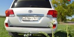 65 999 р. Фаркоп Лидер Плюс (c нерж. пластиной)  Toyota Land Cruiser  200 (2007-2012) дорестайлинг (Без электропакета)  с доставкой в г. Кемерово. Увеличить фотографию 2