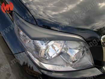 1 599 р. Реснички на фары JAOS  Toyota Land Cruiser Prado  J150 (2009-2013) дорестайлинг (Неокрашенные)  с доставкой в г. Кемерово. Увеличить фотографию 3