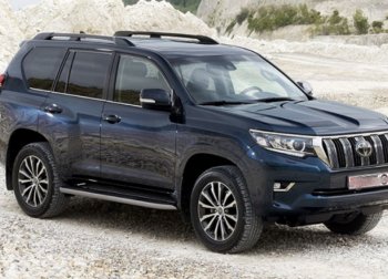 Рейлинги WINBO Toyota Land Cruiser Prado  J150 (2009-2020) дорестайлинг, 1-ый рестайлинг, 2-ой рестайлинг (Черный)