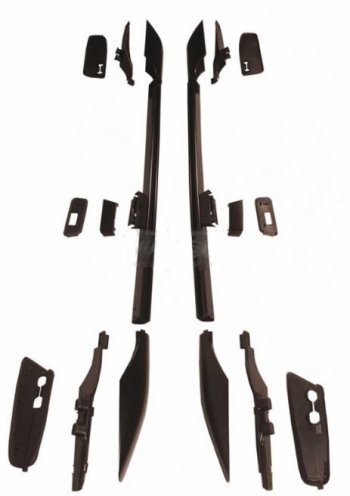 11 799 р. Рейлинги WINBO  Toyota Land Cruiser Prado  J150 (2009-2020) дорестайлинг, 1-ый рестайлинг, 2-ой рестайлинг (Черный)  с доставкой в г. Кемерово. Увеличить фотографию 2
