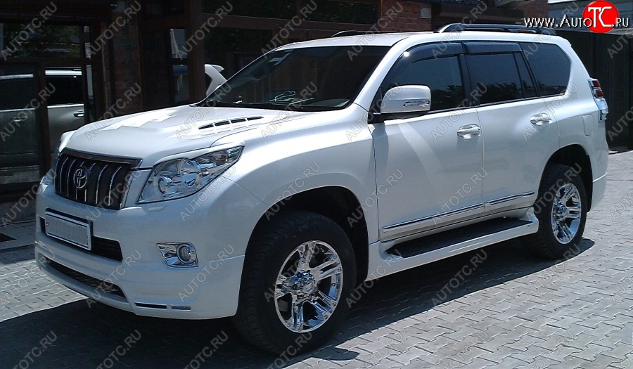 14 099 р. Пластиковые пороги Mz SPEED  Toyota Land Cruiser Prado  J150 (2009-2013) дорестайлинг  с доставкой в г. Кемерово