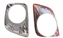 3 599 р. Подиумы противотуманных фар СТ Toyota Land Cruiser Prado J150 дорестайлинг (2009-2013)  с доставкой в г. Кемерово. Увеличить фотографию 2